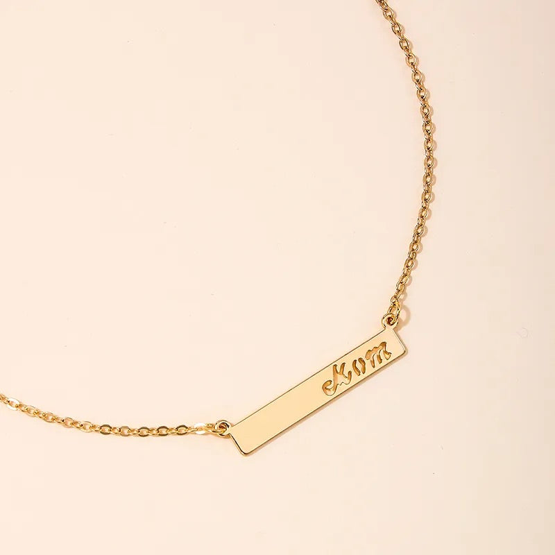 Gold Bar Necklace