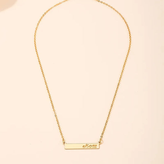 Gold Bar Necklace