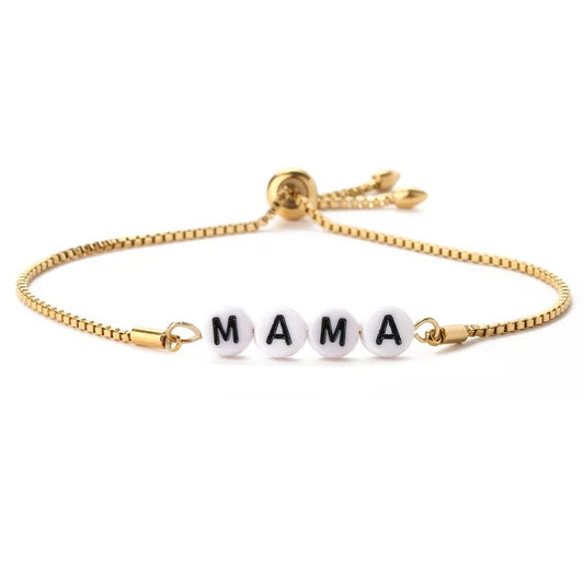 MAMA Beaded Bracelet