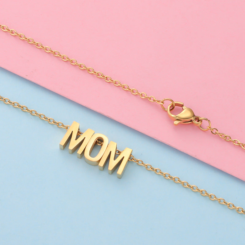 MOM Pendant Necklace